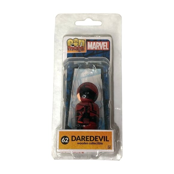 Marvel Pin Mate Wooden Figure Collectibles Iron Fist Elektra Daredevil 62 63 76 - Picture 4 of 8